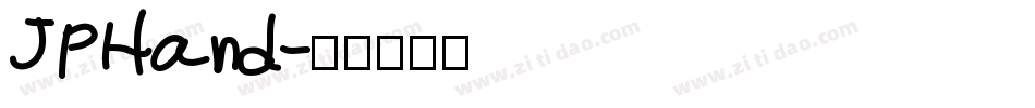 JP Hand字体转换
